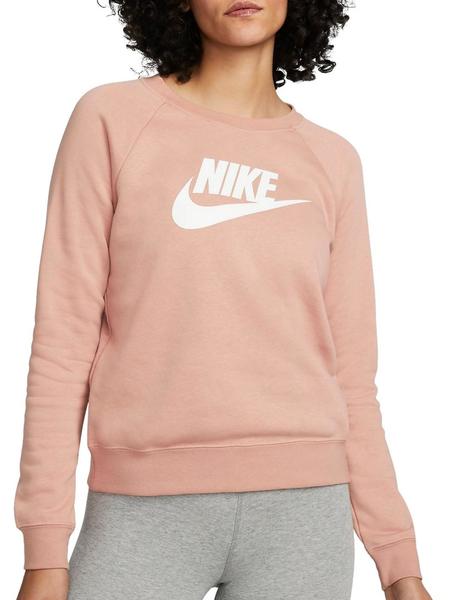 Sudadera Mujer Nike Essential Crew Rosa