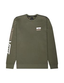 Sudadera Hombre Vans Sidestripe Verde