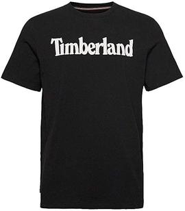 Camiseta Timberland KENNEBEC linear Negro