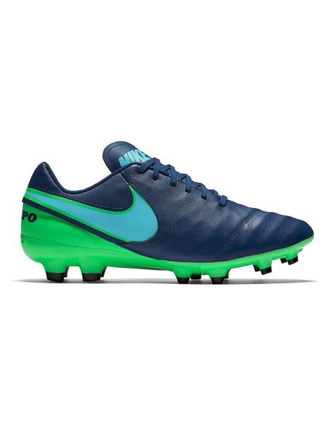 Bota NIKE TIEMPO GENIO II LEATHER Azul