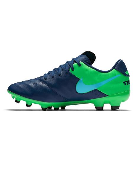 Bota NIKE TIEMPO GENIO II LEATHER Azul