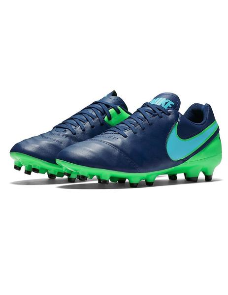 Bota F tbol NIKE TIEMPO GENIO II LEATHER Azul