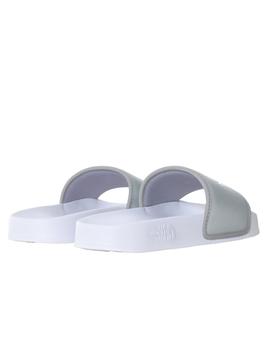 Chancla The North Face  SLIDE III METAL Blanco