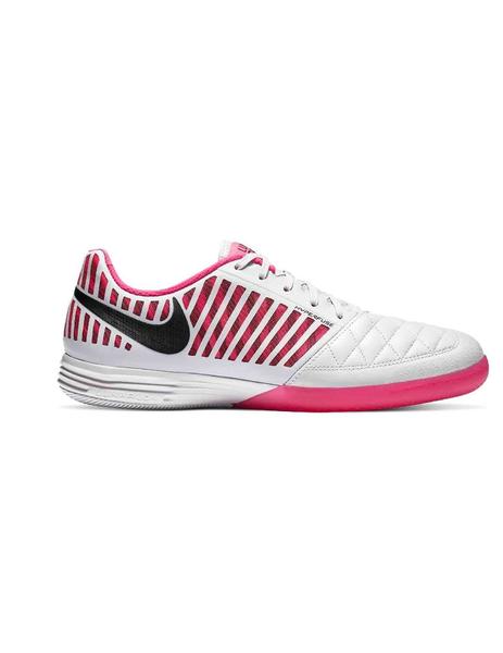 paquete Dirigir Bueno Zapatillas Futsal Nike Lunar Gato 2 Blanco