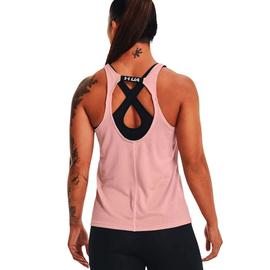 CAMISETA UNDER ARMOUR FLY BY TANK ROSA