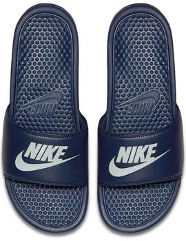 Chancla  Nike Benassi Azul