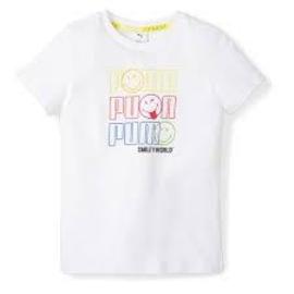 Camiseta Niña pUMA x sw Blanco SMiley