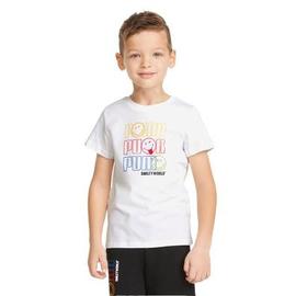 Camiseta Niña pUMA x sw Blanco SMiley