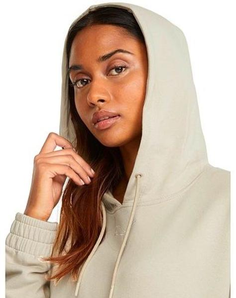 Sudadera Puma Downtown Half-Zip Cr Beige Mujer