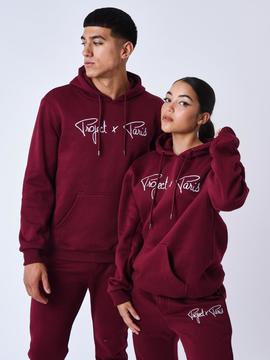 Sudadera Project X Paris Signature Unisex Granate