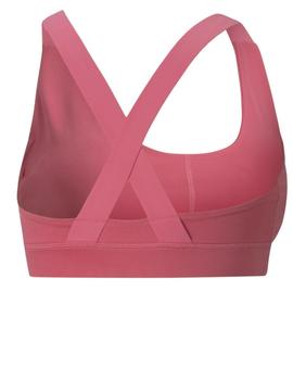 Sujetador Mujer Puma Mid Impact Puma Fit Bra Rosa