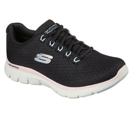 Zapatilla Skechers Flex Appeal Waterproof  Negro