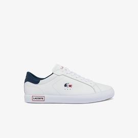 Zapatilla Lacoste Powercourt Leather  Blanco Tricolor