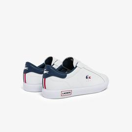 Zapatilla Lacoste Powercourt Leather  Blanco Tricolor