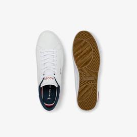 Zapatilla Lacoste Powercourt Leather  Blanco Tricolor