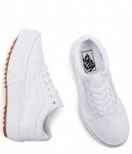 Zapatilla Mujer  Vans Old Skool Stacked   Blanco