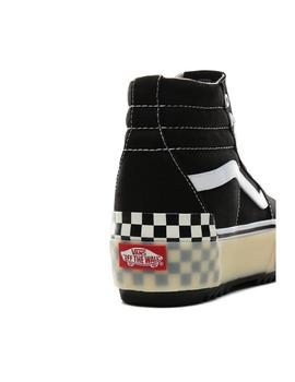 Zapatilla Vans Sk8 -hi Stacked Negro