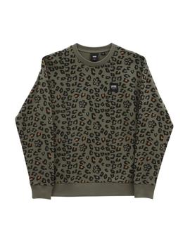 Sudadera Mujer  Vans Floral Animal Crew  Verde