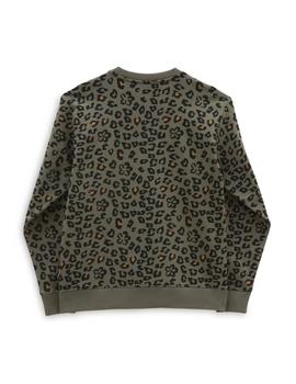 Sudadera Mujer  Vans Floral Animal Crew  Verde