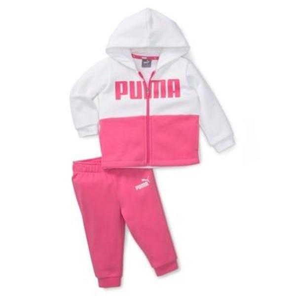 Chandal Infantil Puma MINICATS COLORBLOCK ROSA