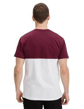 Camiseta Vans MN COLORBLOCK TEE Blanco Granate