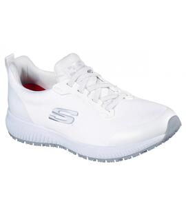 Zapatilla Skechers Squad Work Blanco