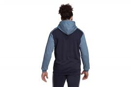 CHAQUETA ADIDAS ESSENTIALS MÉLANGE FRENCH TERRY AZUL