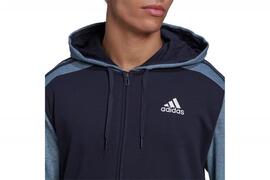 CHAQUETA ADIDAS ESSENTIALS MÉLANGE FRENCH TERRY AZUL