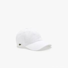 Gorra unisex Lacoste en sarga de algodón ecológico