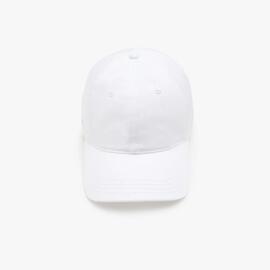 Gorra unisex Lacoste en sarga de algodón ecológico