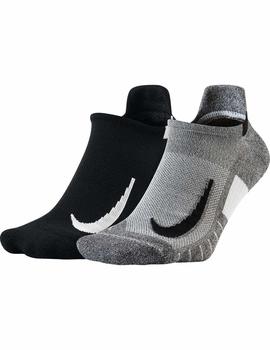 Calcetin Running Nike Multipler Gris