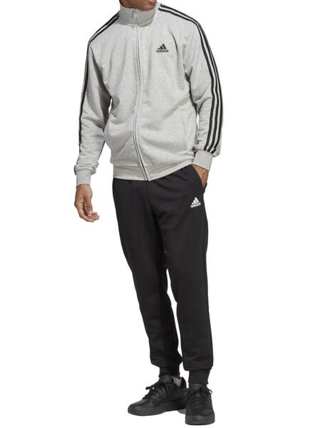 Chándal Hombre adidas 3Stripes Gris/Negro