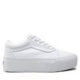  Vans Old Skool Platform   Blanco