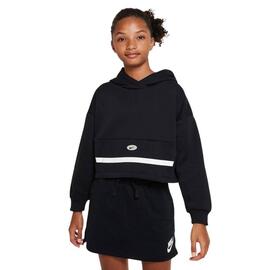 Sudadera Jr Nike nsw ic nvlty Fleece Negro