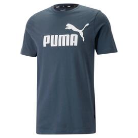 Camiseta Puma Ess Logo Azul