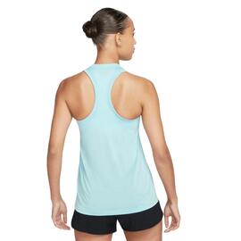 Camiseta Mujer Nike Dri fit RACER Celeste