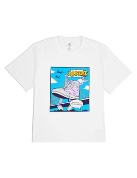 Camiseta  Converse Graphic Comic  Blanco