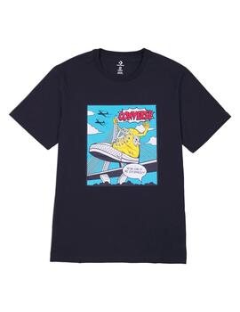 Camiseta  Converse Comic Graphic Negro