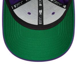 Gorra New Era LA Lakers Team Side Patch Lila 9FORTY