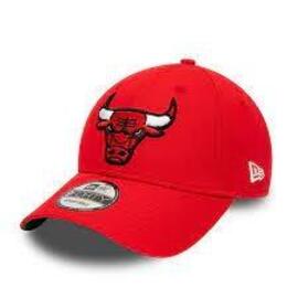 Gorra New Era Chicago Bulls Team Side Patch Rojo 9FORTY