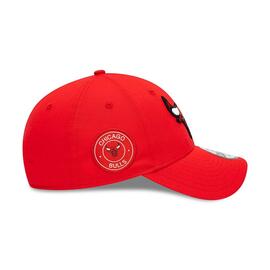 Gorra New Era Chicago Bulls Team Side Patch Rojo 9FORTY