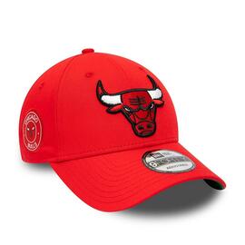Gorra New Era Chicago Bulls Team Side Patch Rojo 9FORTY