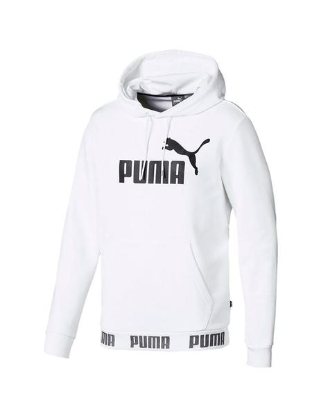 papi Flojamente diluido Sudadera Puma Ampliefied Blanco