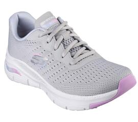 Zapatilla Mujer Skechers Arch Fit Gris