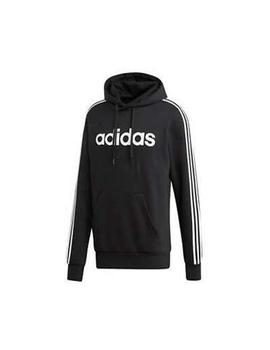 Sudadera Adidas 3 Bandas Capucha Negro