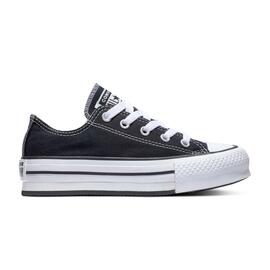 Zapatilla Niños Converse All Star Ox. Plat. Negro