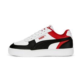 Zapatilla Junior Puma Caven Block Bco Negro