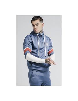 Sudadera Siksilk Raglan Azul