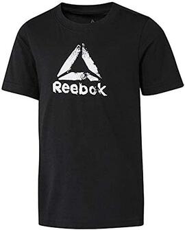 Cma.Tl.Jr.Reebok Elem Tee Negro/Bco