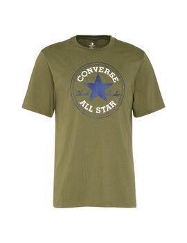 Camiseta Converse Stand Fit Chuck Patch Verde